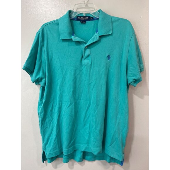US Polo Ralph Lauren Size L Men’s Aqua - Picture 1 of 8